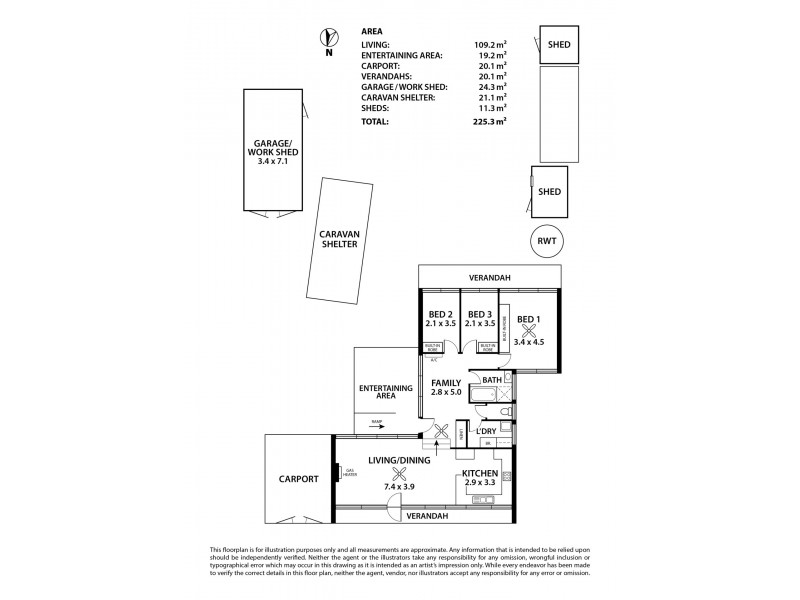 11A Monash Terrace, Murray Bridge SA 5253 Floorplan