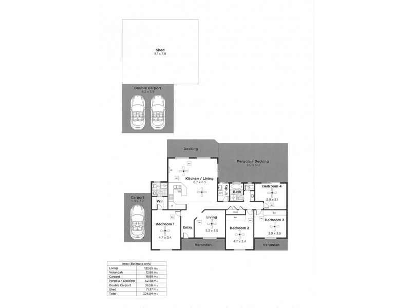 17 Young Road, Kanmantoo SA 5252 Floorplan