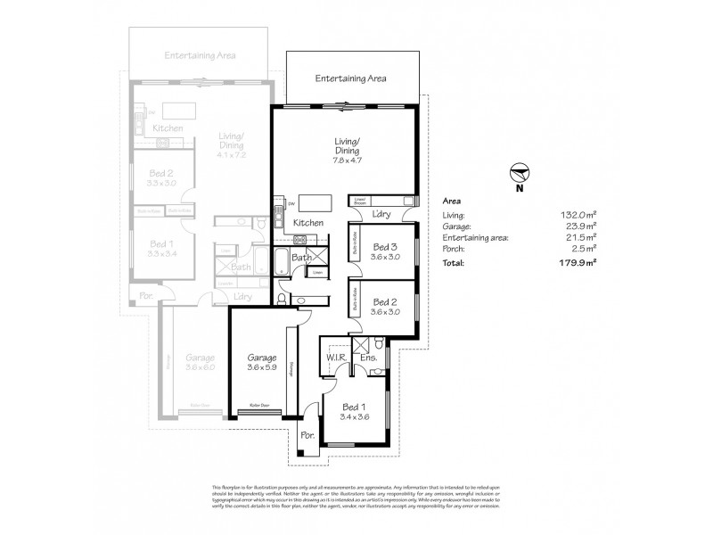1/31 Wycombe Drive, Mount Barker SA 5251 Floorplan