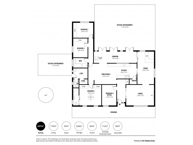 250 Harrogate Road, Dawesley SA 5252 Floorplan
