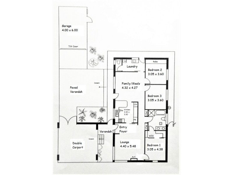 43 Tatiara Road, Happy Valley SA 5159 Floorplan