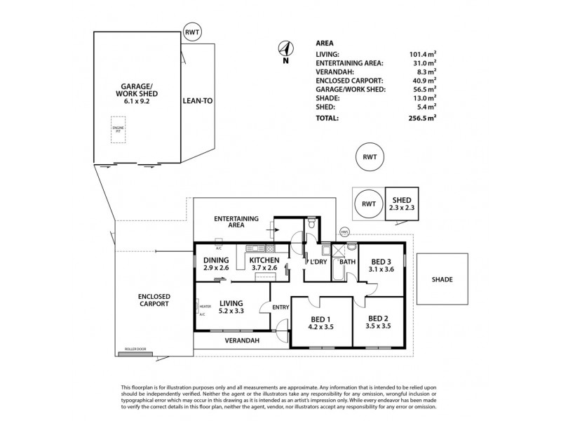 39 Ashbourne Road, Strathalbyn SA 5255 Floorplan