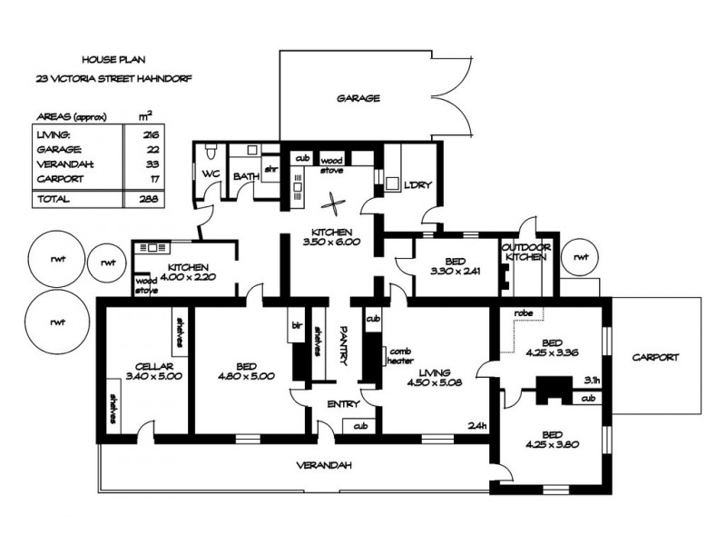 23 Victoria Street, Hahndorf SA 5245 Floorplan