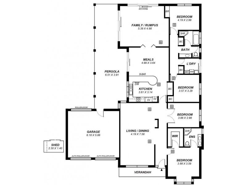 64 Glendale Avenue, Flagstaff Hill SA 5159 Floorplan