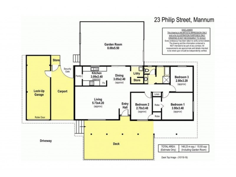 23 Philip Street, Mannum SA 5238 Floorplan