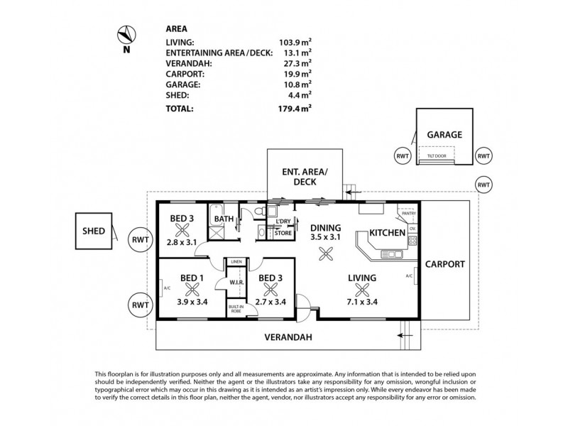 24 Philip Street, Mannum SA 5238 Floorplan