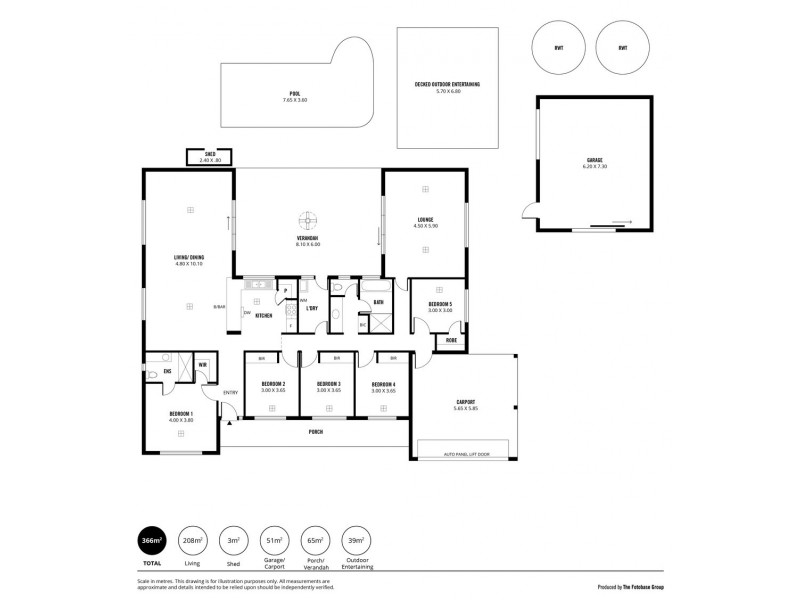 4 Elsie Drive, Strathalbyn SA 5255 Floorplan