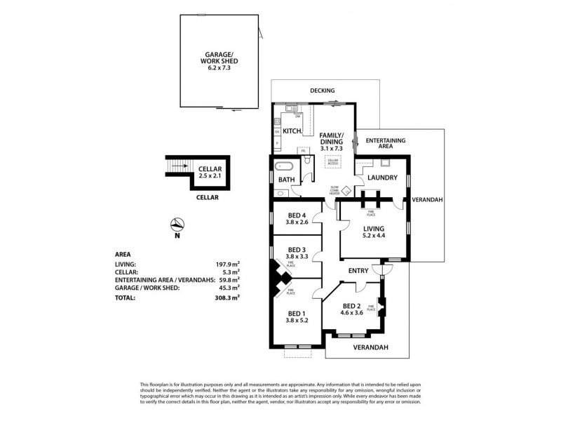 41 West Terrace, Strathalbyn SA 5255 Floorplan