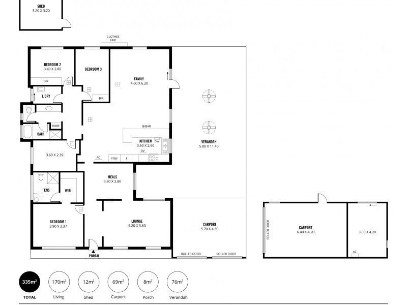 1 Chelmsford Avenue, Wynn Vale SA 5127 Floorplan