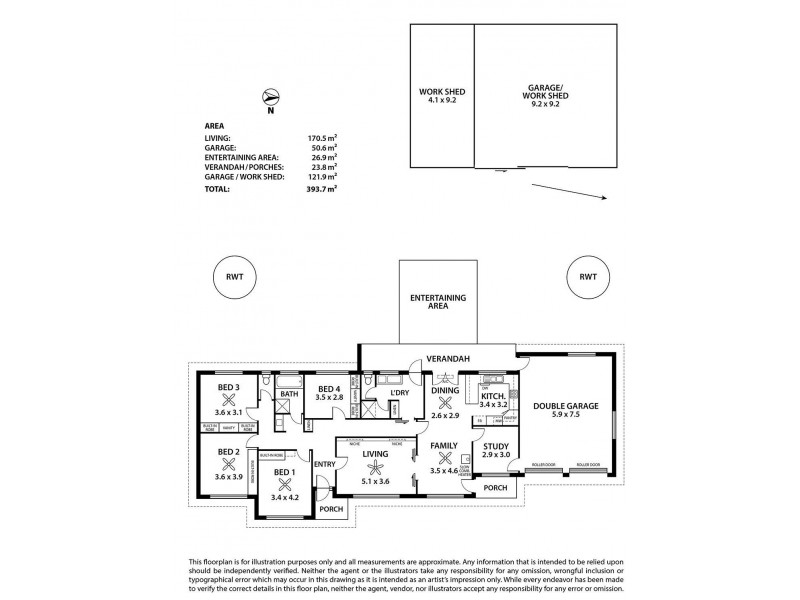 336 Long Valley Road, Bugle Ranges SA 5251 Floorplan