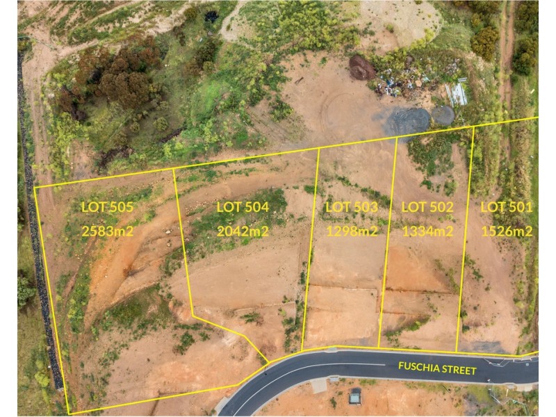 Lots 501 – 505 Fuschia Street, Huntfield Heights SA 5163