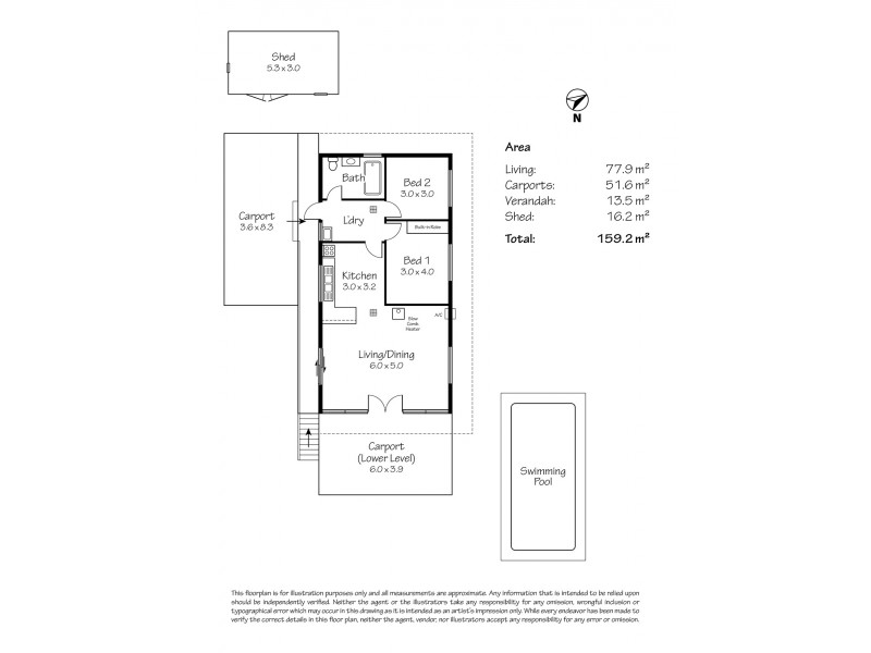 9 Tingaling Grove, Stirling SA 5152 Floorplan