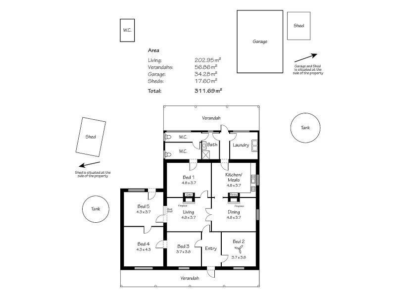 700 South Bremer Road, Strathalbyn SA 5255 Floorplan