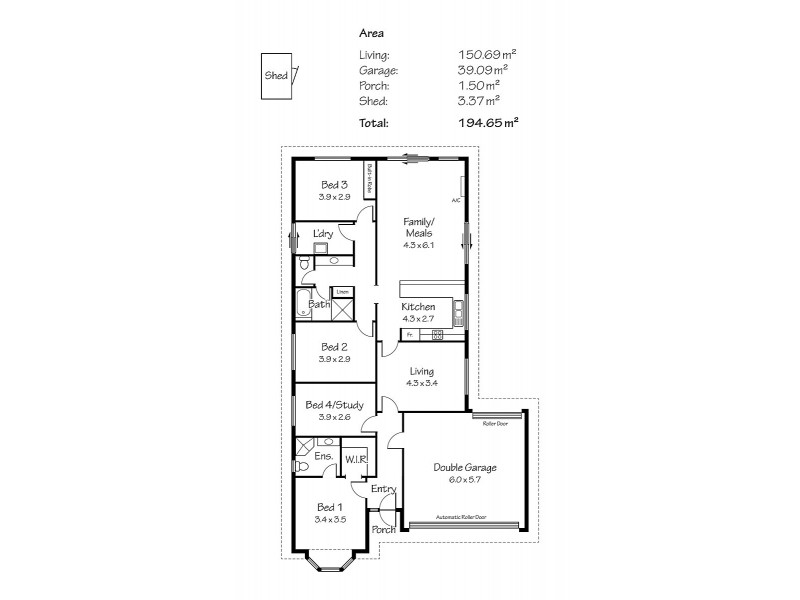 6 Field Drive, Strathalbyn SA 5255 Floorplan
