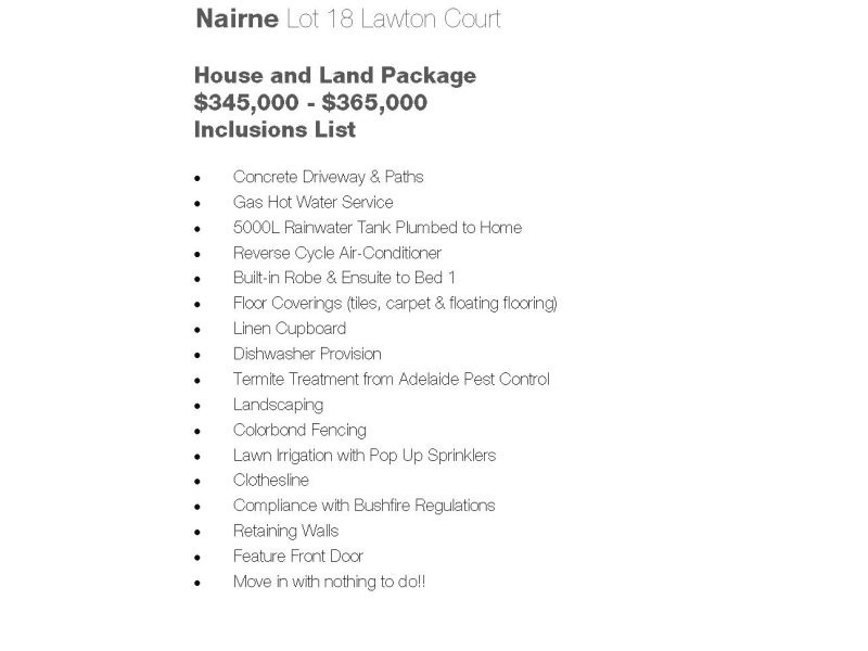 Lots 15-26 Lawton Court, Nairne SA 5252