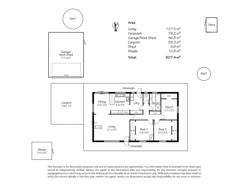 36 Mawson Road, Meadows SA 5201 Floorplan