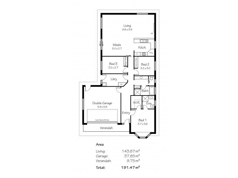 16 Strathoak Crescent, Strathalbyn SA 5255 Floorplan