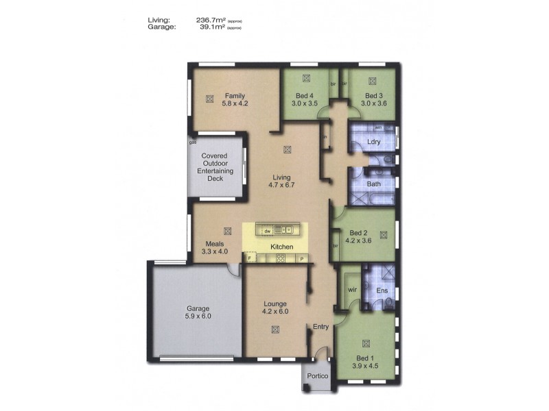 2 Bradford Street, Mount Barker SA 5251 Floorplan