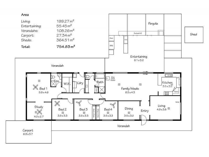 260 Bald Hills Road, Mount Barker SA 5251 Floorplan