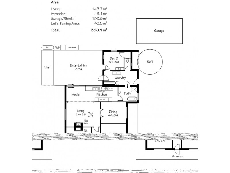 17 Aldgate-Strathalbyn Road, Echunga SA 5153 Floorplan