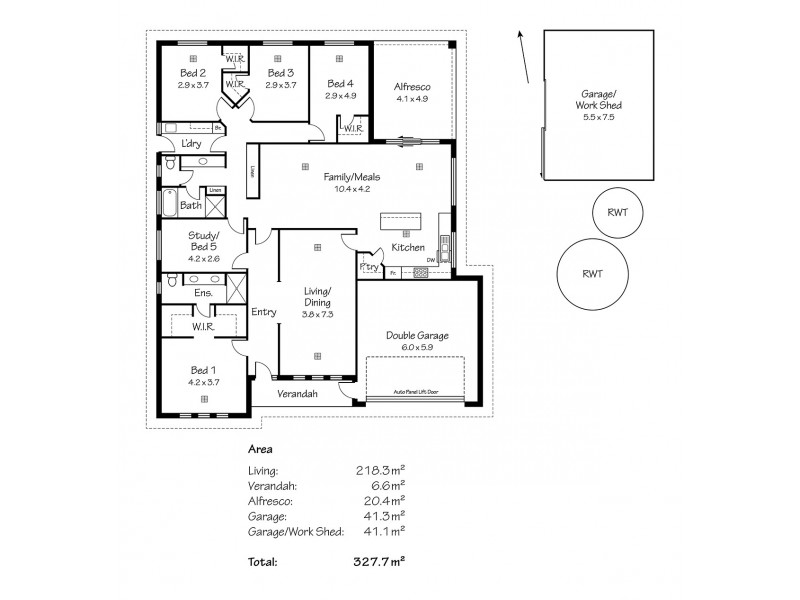 103 Cross Drive, Woodchester SA 5255 Floorplan