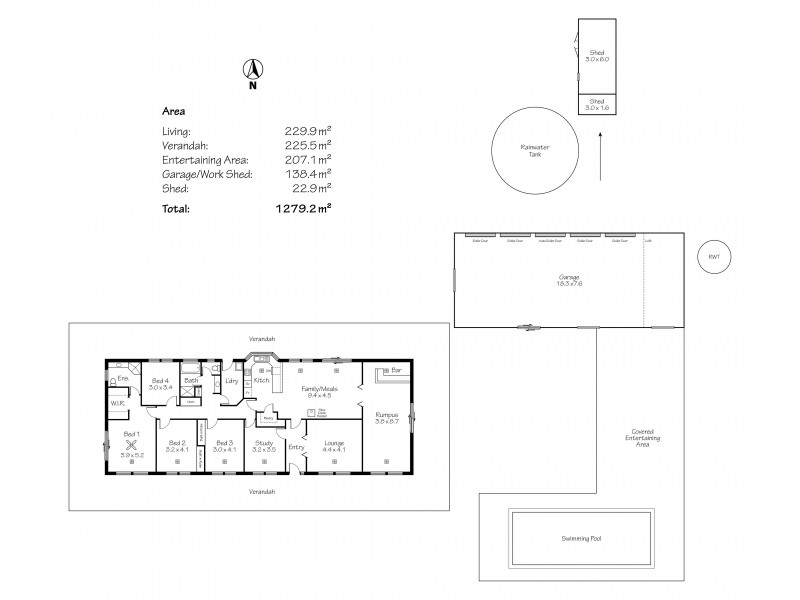 44 Scottsburn Road, Echunga SA 5153 Floorplan