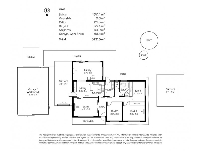 172 Onkaparinga Valley Road, Oakbank SA 5243 Floorplan