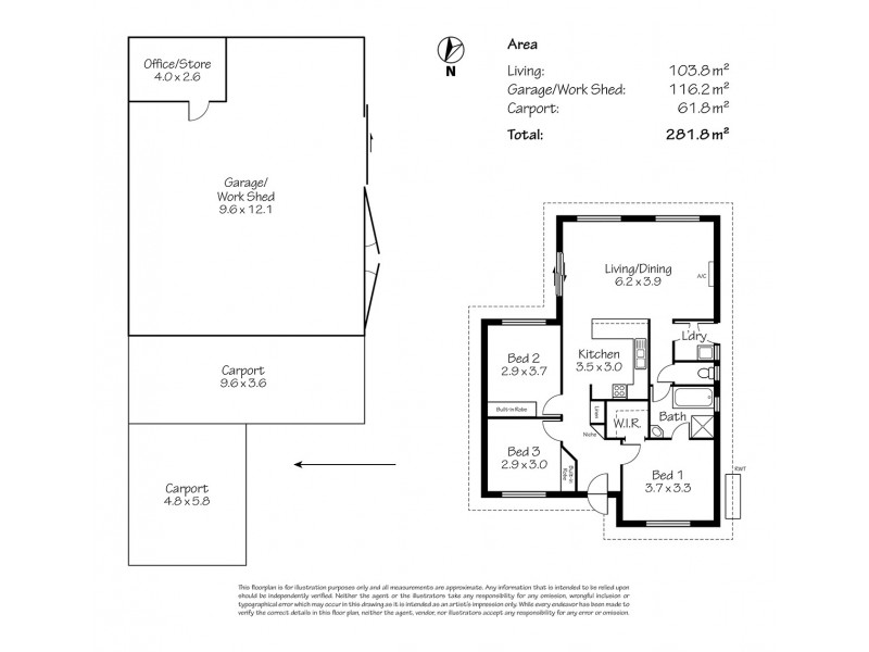 28 Sandergrove Road, Strathalbyn SA 5255 Floorplan