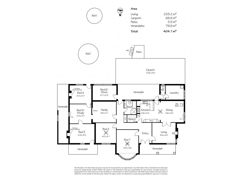 91 Ostigh Road, Carey Gully SA 5144 Floorplan