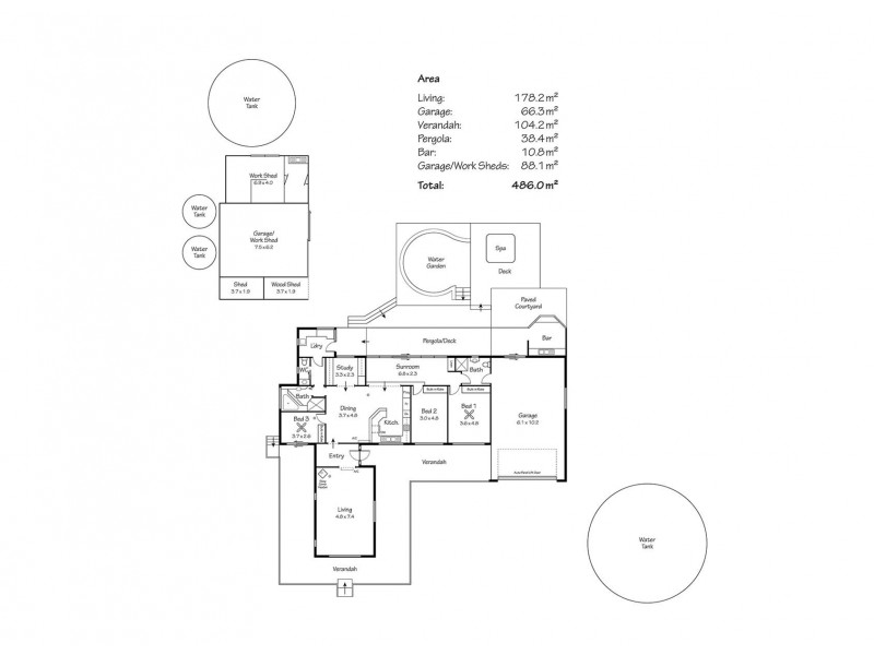 262 Scrubby Hill Road, Highland Valley SA 5255 Floorplan