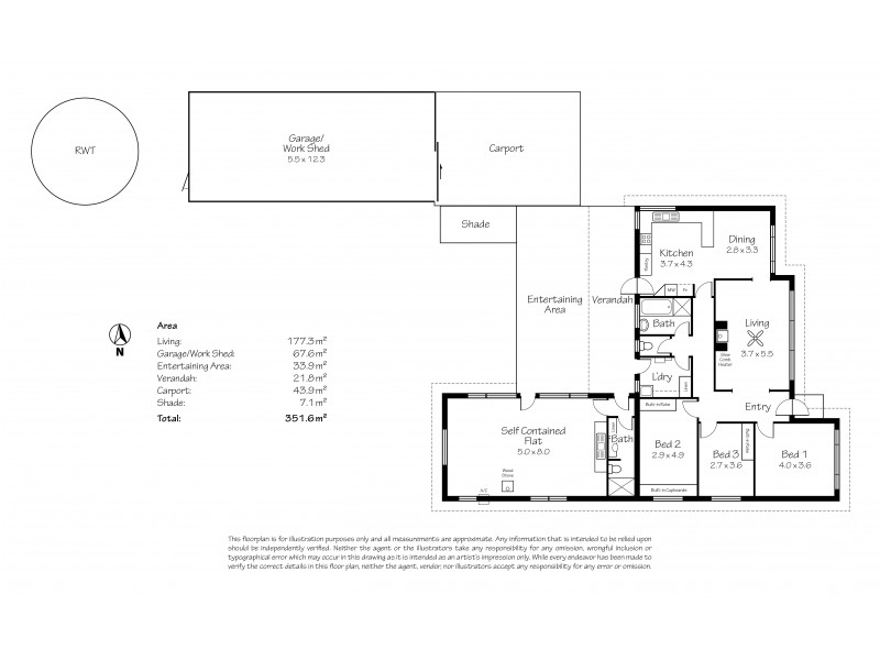 13 Tregarthen Road, Summertown SA 5141 Floorplan
