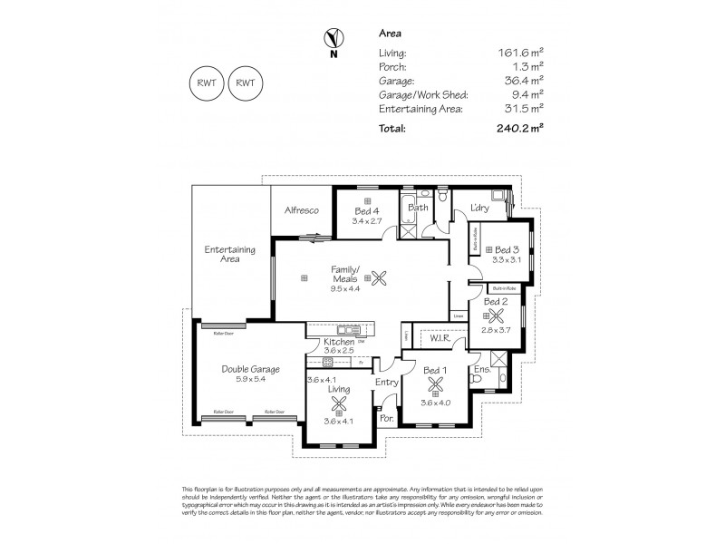 45A Hurling Drive, Mount Barker SA 5251 Floorplan