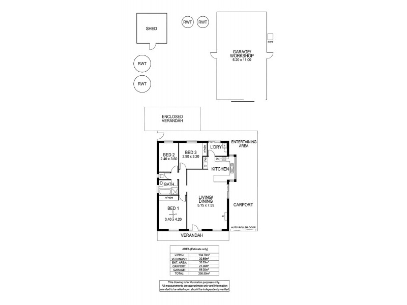 8 Topar Road, Kanmantoo SA 5252 Floorplan