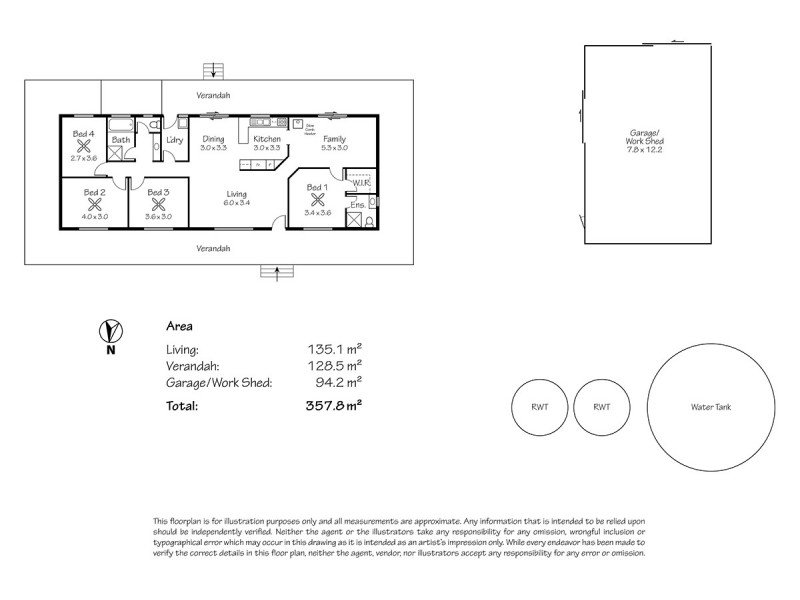 401 North Bremer Road, Hartley SA 5255 Floorplan