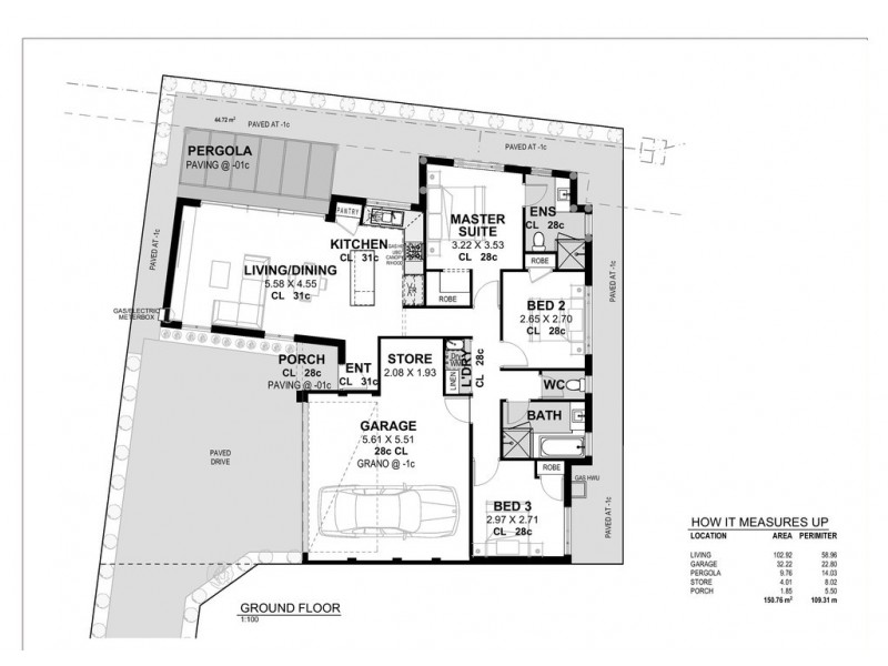 80 Bottlebrush Drive, Kiara WA 6054 Floorplan