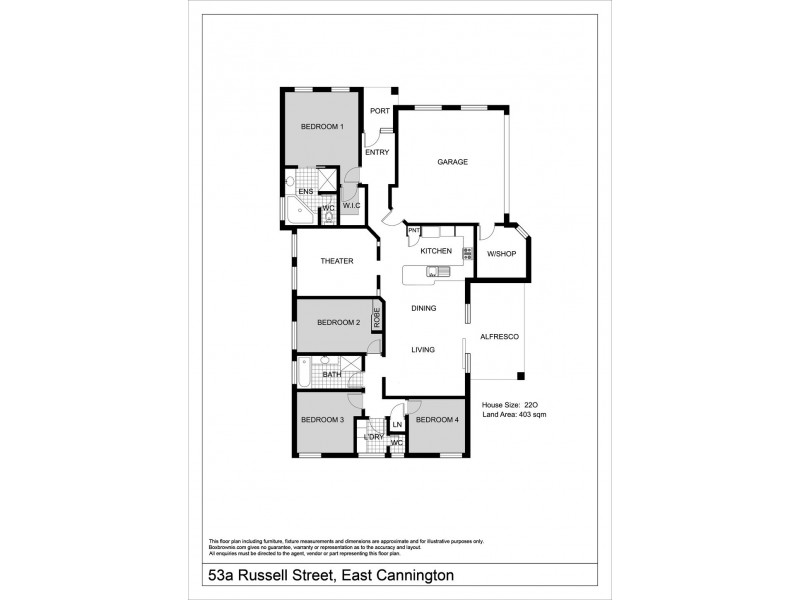 53A Russell Street, East Cannington WA 6107 Floorplan