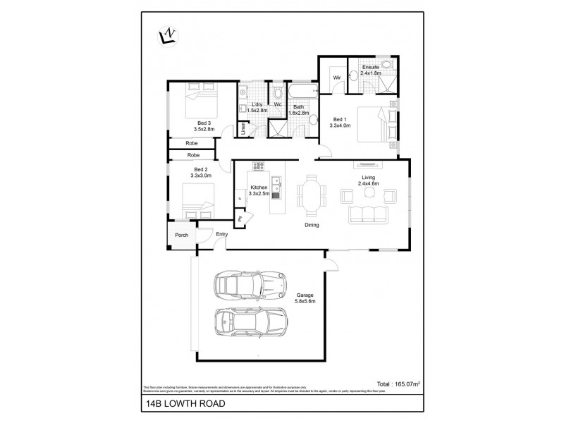 14B Lowth Road, Beckenham WA 6107 Floorplan