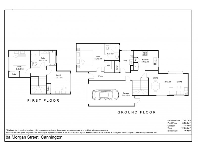 8A Morgan Street, Cannington WA 6107 Floorplan