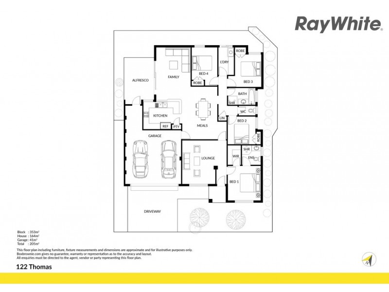 1/122 Thomas Street, Queens Park WA 6107 Floorplan