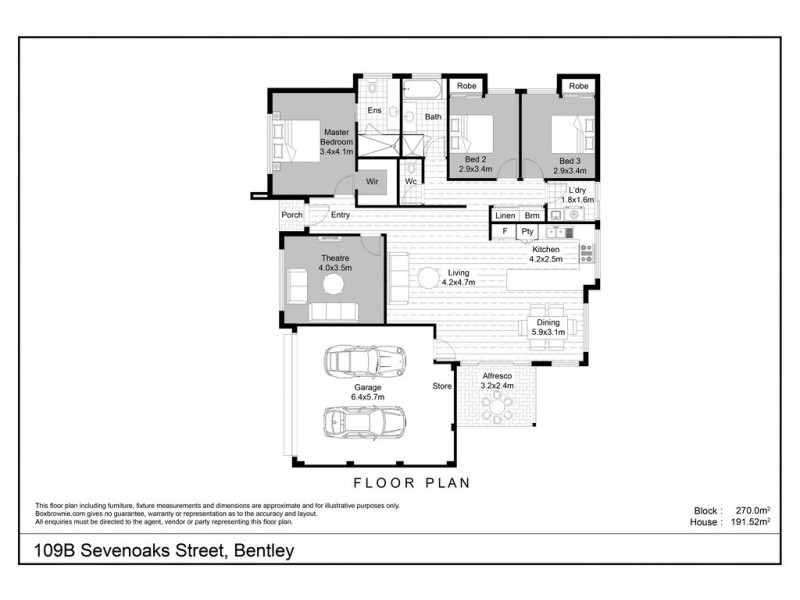 109B Sevenoaks Street, Bentley WA 6102 Floorplan