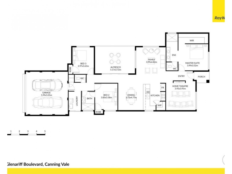 9 Glenariff Boulevard, Canning Vale WA 6155 Floorplan