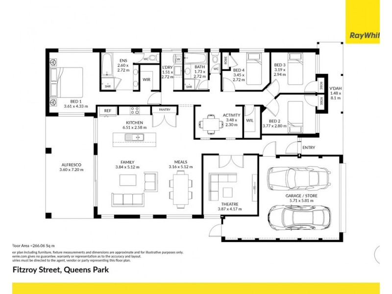 39 Fitzroy Street, Queens Park WA 6107 Floorplan