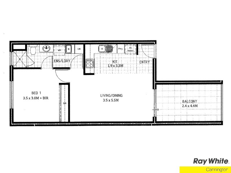 14/27 Camberwell Street, Beckenham WA 6107 Floorplan