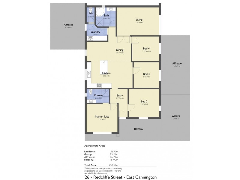 26 Redcliffe Street, East Cannington WA 6107 Floorplan
