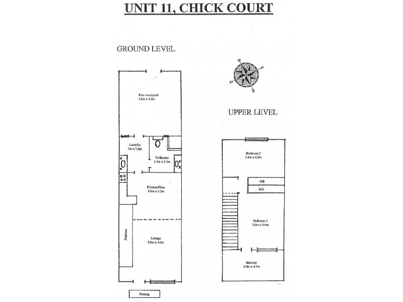 11/22 Chick Court Units, Kalbarri WA 6536 Floorplan