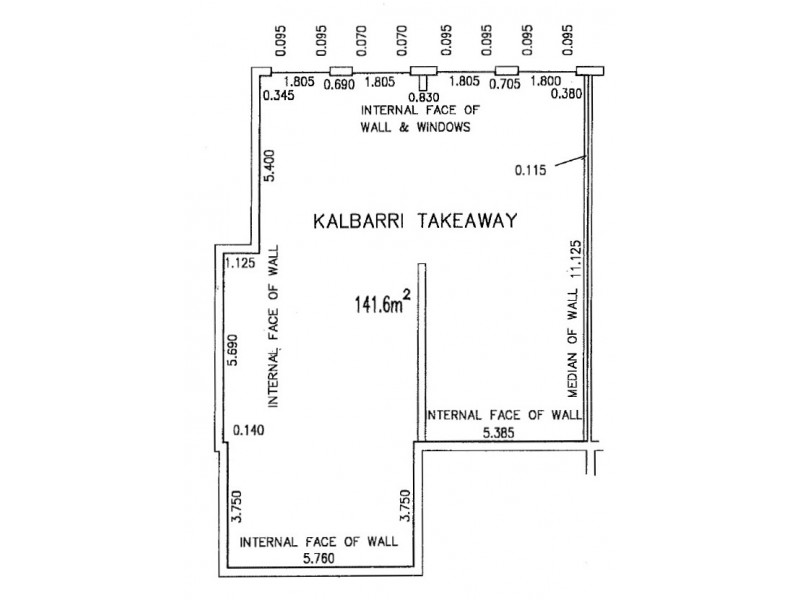 Kalbarri Cafe and Takeaway, Kalbarri WA 6536 Floorplan