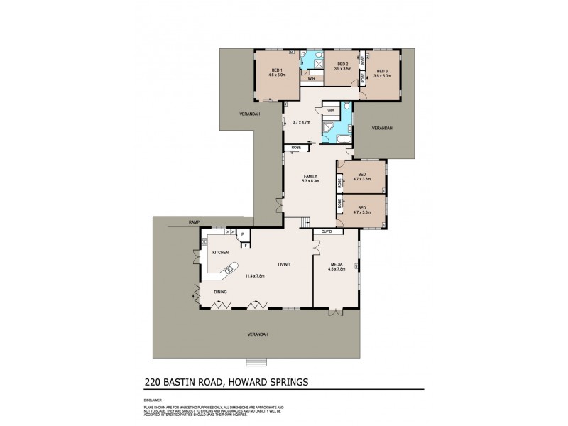 220 Bastin Road, Howard Springs NT 0835 Floorplan