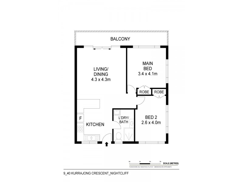 5/40 Kurrajong Crescent, Nightcliff NT 0810 Floorplan