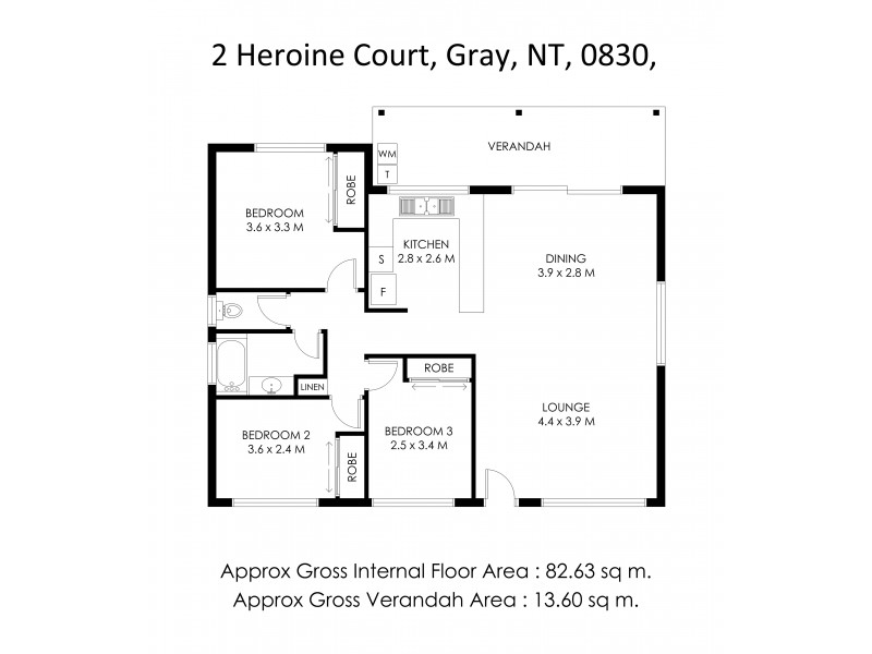 2 Heroine Court, Gray NT 0830 Floorplan