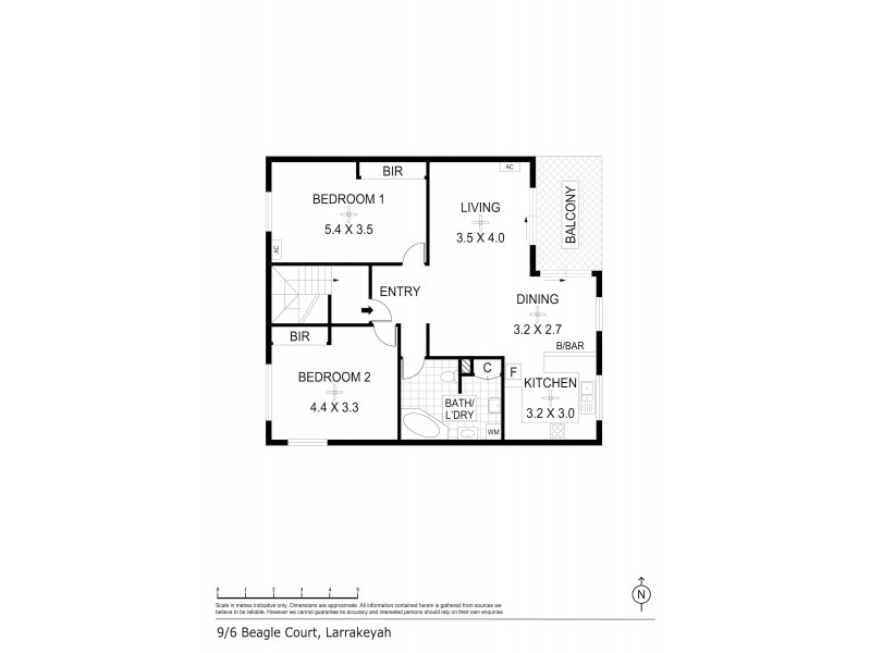 9/6 Beagle Street, Larrakeyah NT 0820 Floorplan